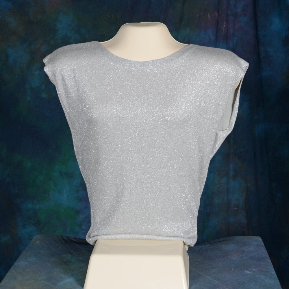 Vintage Moda Victoria's Secret Silver backless top